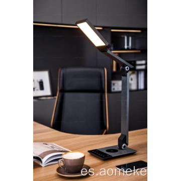 gran lámpara de escritorio con panel emisor de luz
